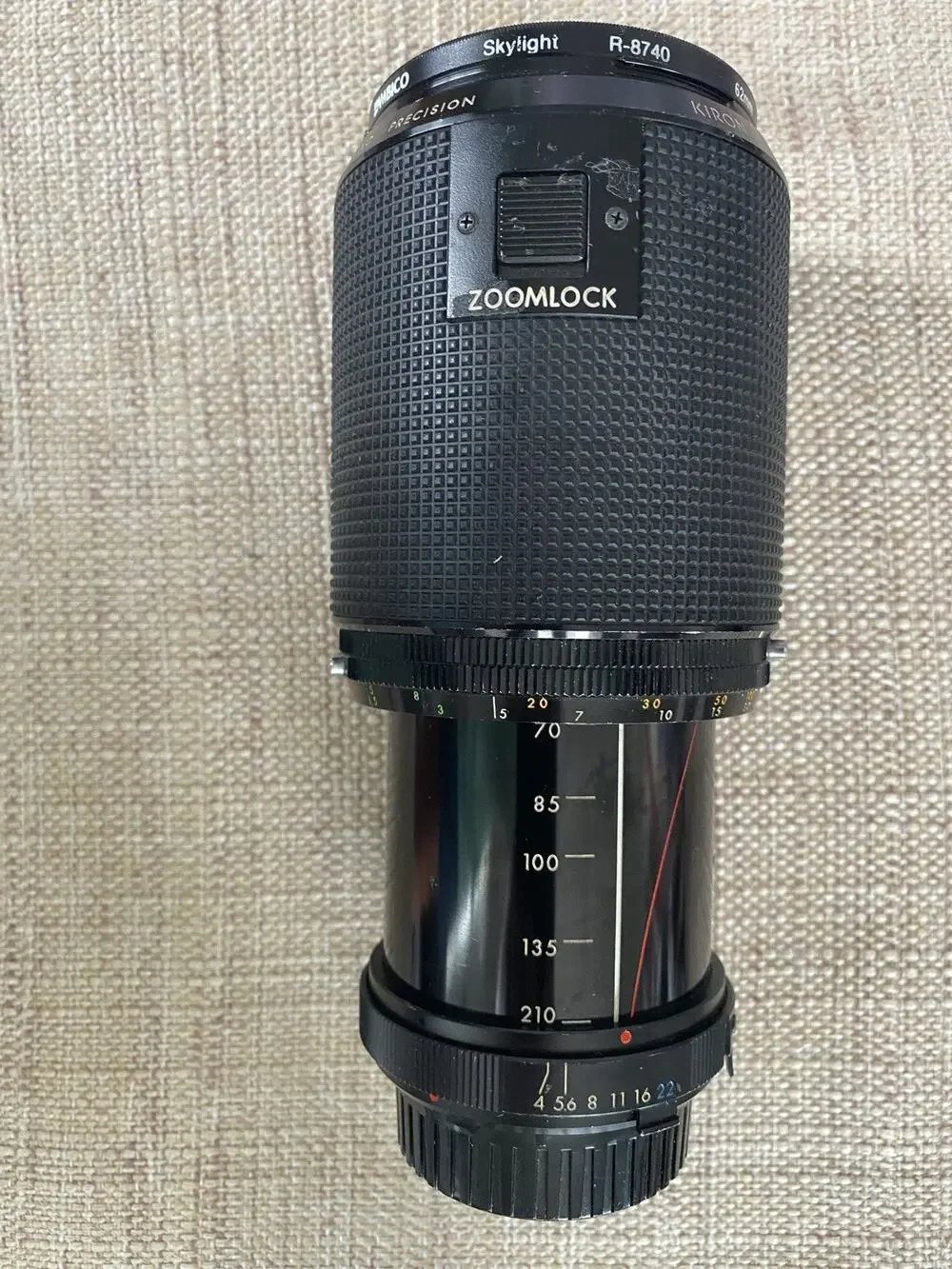 Kiron 70-210mm f/4 Macro Zoom Lens Canon FD Mount w/ Filter Made in Japan